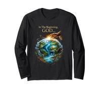 In The Beginning God... Earth Genesis 1:1 Bible Verse Nature Manga Larga
