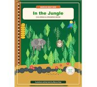 In the Jungle: Coloring and Drawing Book for Kids Ages 4-8 with Animal Facts, Big Bold Pages, and Creative Activities