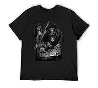 In The Mix DJ Draaitafel David Gonzales Chicano Homies Lowrider Art Unisex 100% Cotton Short-Sleeve T-Shirts Black XL