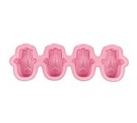 in the - Molde de jabón de palma Khamsah Hand Epoxy Resin Silicone Mold Hand of Fatima Casting Molds T Molds for Jewelry Kit