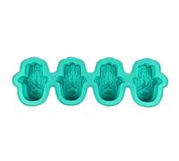 in the - Molde de jabón de palma Khamsah Hand Epoxy Resin Silicone Mold Hand of Fatima Casting Molds T Molds for Jewelry Kit
