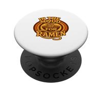 In The Mood for Ramen Retro 70's Ramen Lover Noodles Foodie PopSockets PopGrip Adhesivo