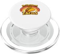 In The Mood for Tacos Retro 70's Taco Lover Foodie PopSockets PopGrip para MagSafe