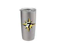 In the Name Of Allah 7 Logo Crescent Star 5 percent t shirt Vaso térmico de acero inoxidable de doble pared