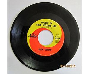 In The Palm Of Your Hand/Waitin In Your Welfare Line (VG+ 45 rpm)