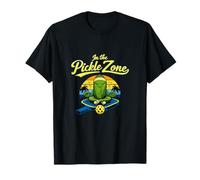 In The Pickle Zone - Pickleball Retro Meditating Pickle Camiseta
