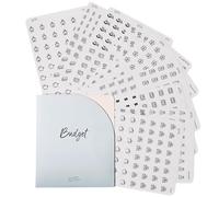 In The Slightest - Pegatinas para planificador de presupuesto, lámina negra