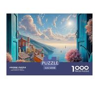 in The Style of Detailed Oil Paintings 1000 Piezas Papel Ecológico Resistente Rompecabezas DIY Ocean Scene Extremadamente Difícil Juguete De Cumpleaños Rompecabezas Para Decoración Del Hogar 52x38cm/1