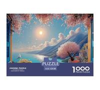 in The Style of Detailed Oil Paintings 1000 Piezas Papel Ecológico Resistente Rompecabezas DIY Ocean Scene Extremadamente Difícil Desafío Único Rompecabezas para Adultos Y Niños 52x38cm/1000pcs