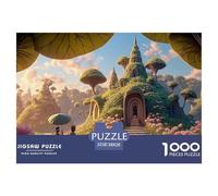 in The Style of James Gilleard 1000 Pcs Cartón Fuerte Rompecabezas Hobbit-Style Dwellings Liberador De Estrés Juego Creativo Puzzle para Niños Pequeños 38x26cm/1000pcs