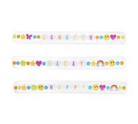 In The Swim Fideos de piscina para tu era junto a la piscina, flotadores inflables de pulsera con abalorios, juego de 3 fideos para vibraciones rápidas de verano
