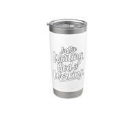 In The Waiting God Is Working Vaso térmico de acero inoxidable de doble pared
