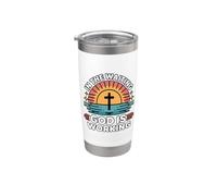 In The Waiting God Is Working Vaso térmico de acero inoxidable de doble pared