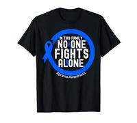 In This Family Nadie Fight Alone Apraxia Awareness Ribbon Camiseta