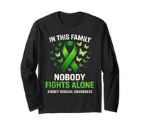 In This Family Nobody Fights Alone Kidney Disease Awareness Manga Larga