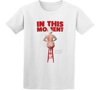 in This Moment Maria Brink Whore Logo Mens Retro T Shirt White XL