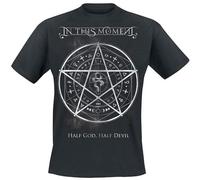 In This Moment Pentacle Men's T-Shirt Unisex Black Cotton Print tee Shirts XL