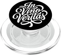 In Vino Veritas Cita Latina para Amantes del Vino PopSockets PopGrip para MagSafe
