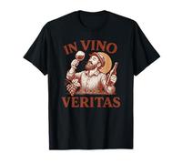 In Vino Veritas - Diseño vintage para amantes del vino con cita latina Camiseta