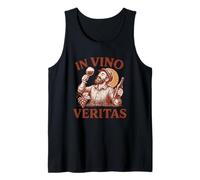 In Vino Veritas - Diseño vintage para amantes del vino con cita latina Camiseta sin Mangas