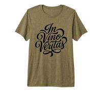 In Vino Veritas para los Amantes del Vino, enófilos, Sommeliers Camiseta Premium