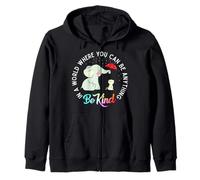 In World Where You Can Be Anything Be Kind, Paraguas de Elefante Sudadera con Capucha
