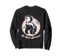 In Your Dreams Skunk with Butterflies Sudadera