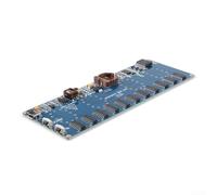 IN12 Tubo digital PCBA Kit Reloj digital DIY Pantalla RGB de 7 colores Alimentado por USB Formato de 12/24 Horas Precisa Hora Operación Fácil de Usuario Placa de Circuito de Shell Acrílico para