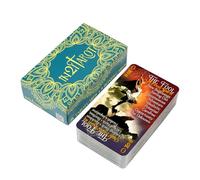 IN2IT Tarot Cards, Standard 78-Card Divination Set, English Version Fortune Deck for Party Reading and Self-Reflection, Coated Paper Tool for Daily Practice & Spiritual Insight