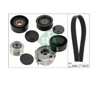 Ina 529 0484 20 Set Correa Poli V para Audi A4 8K2 Porsche Macan 95B