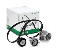 INA 529 0534 30 Bomba de agua + kit de correa poli V para VW Polo V Hatchback