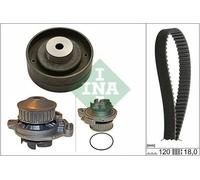 INA 530 0151 30 Bomba de agua + kit de correa de distribución para AUDI 200 (43)