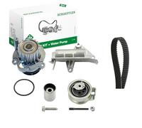 INA 530 0177 30 Bomba de agua + kit de correa de distribución Número de dientes: 19 35 mm con junta Compatible con VW Golf IV Hatchback 1J1 Golf IV Variant 1J5 Bora Sedán 1J2 Passat B5 Variant 3B5