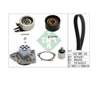 Ina 530 0619 30 Bomba de Agua + Kit Correas Dentadas para Opel Astra J Saab 9-5