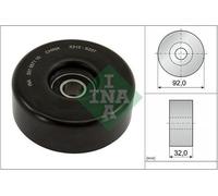 INA 531 0571 10 Polea tensora correa poli V adecuado para MERCEDES-BENZ SLK