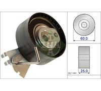 INA 531 0572 10 Polea Tensora, Regulador Cinturón para Citroën, Fiat, Peugeot