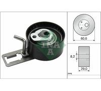 INA 531 0850 10 Polea Tensora, Regulador Cinturón para Citroën, DS, Fiat, Ford,