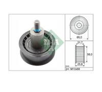 Ina 532 0167 10 Desviación Papel de Liderazgo Dentada para VW Skoda Seat Audi