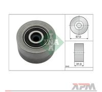 Ina 532 0992 10 Desviación Papel de Liderazgo Dentada para VW Skoda Seat Audi