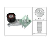 Ina 532 0999 10 Desviación Papel de Liderazgo Dentada para Volvo XC60 II XC90 II