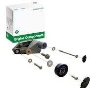 INA 533 0097 10 Tensor de correa poli V con palanca con soporte con material de montaje/fijación