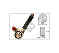INA 533 0107 10 Brazo tensor correa poli V