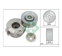 INA 534 0672 10 Brazo tensor correa poli V