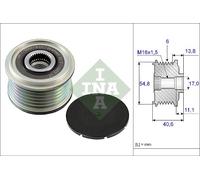 INA 535 0102 10 Embrague de Alternador Piñón Libre para Dacia, lada , Mahindra