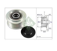 Polea del alternador 535 0229 10 INA para HONDA CIVIC IX CR-V III ACCORD VIII