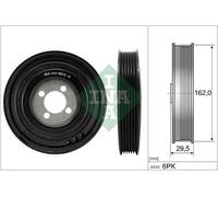 INA 544 0029 10 Polea de cigüeñal para OPEL Corsa D Hatchback (S07) 162mm