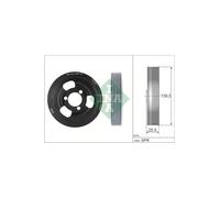 INA 544 0096 10 Polea de cigüeñal Polea de Cigüeñal Dámper Dámper de cigüeñal