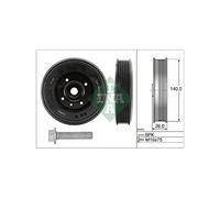 INA 544 0158 20 Kit poleas cigüeñal con accesorios