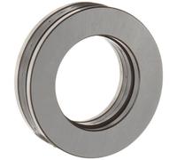 INA 81206tn rodillo cilíndrico Thrust Bearing, poliamida jaula de nylon, extremo abierto, métricas, 30 mm ID, 52 mm OD, 16 mm de ancho, 7000rpm máxima velocidad de rotación