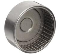 INA bk1616 aguja rodamiento de rodillo, jaula de acero, extremo cerrado, abierto, métricas, 16mm ID, 22mm OD, 16mm ancho, 15000rpm vel. rotación, 3450lbf estática cap.carga, cap.carga dinámica 2450lbf